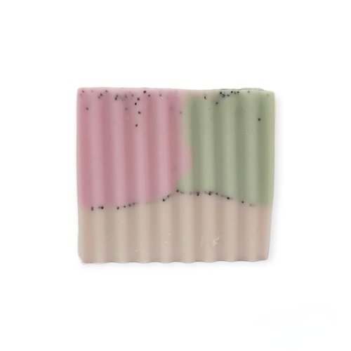 Sinarie Poppy's Paradise Bar Soap Signature Scent | Exfoliating Bar All Skin Types Oil Control Hydrating (4 Bar Pack)