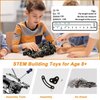 LILCRUIBAO Erector Sets for Boys Age 8 9 10 11 12-16 and Older, 332 Pcs Batman Model Car Building Set for Kids Ages 8-12 Year and Up Metal STEM Educational Toy for Kids Boys Girls or Adults