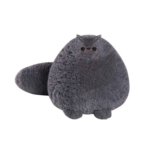 CIEXINNGN Cat Stuffed Animals, Stuffed Cat, Cat Plushies for Girls and Boys, Big Stuffed Cat for Christmas or Brithday, 12Inches, Grey