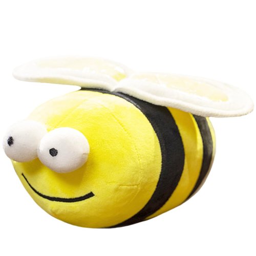 ELAINREN Cartoon Anime Bee Plush Pillow,11.8Inch Yellow Bee Plushie Toy,Cute Honeybee Stuffed Animals Pillow Decor Gifts