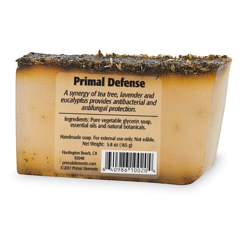 Primal Elements Bar Soap in Shrinkwrap, Primal Defense, 6 Ounce