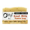 O My! Goat Milk Pumice Soap 6oz | Made with Farm-Fresh Goat Milk | Free of Parabens & More | Handcrafted USA