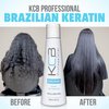 KCB Professional Brazilian Keratin, 1 Step Keratin Hair Treatment Kit at Home. Keratina para Alisar el Pelo. Straightening and Hair Frizz Control, All Hair Types, Formaldehyde Free, 3.38Floz