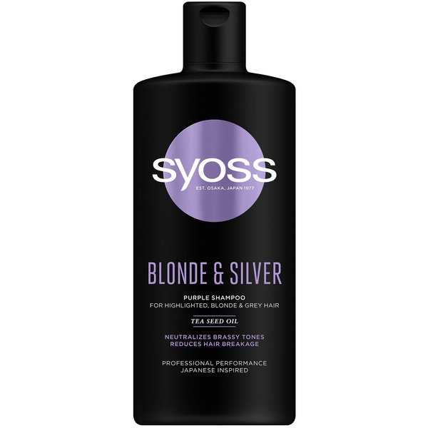 Syoss Blonde & Silver Purple Shampoo - 440 ml