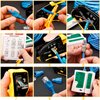 Hiija RJ45 Crimp Tool Kit Pass Through Ethernet Crimper Kit All-in-one Ratcheting Modular Data Cable Crimper Kit