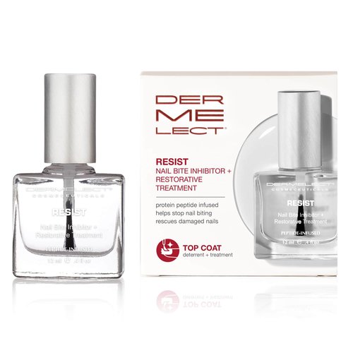 Dermelect Resist Nail Bite Inhibitor + Treatment Anti Aging Nail treatment for Strengthening &amp; Re...