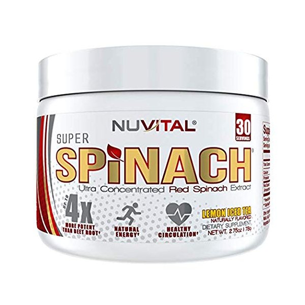 NUVITAL Super Spinach (Lemon ICED Tea) - 30 Servings