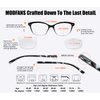Women Reading Glasses 3.5 4 Pair Stylish Ladies Readers with Comfort Spring Hinge Pattern Design Pouch Included Black