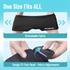 ATreebay Cooling Eye Mask, Reusable Gel Eye Mask for Sleep Cooling, Cold Eye Mask for Puffiness, Soothing Headache, Dark Circles, Soft Thick Gel Ice Mask for Long-Lasting Comfort, Black