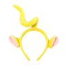 PHQOORYTH Womens Headbands Ears Fashion Headwear Yellow Hairband Hair Costume Accessories for Adult Halloween Cosplay Party Decorations