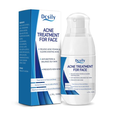 Acne Treatment for Face Wash Cleanser: Skin Care Glycolic Acid Gel Acne Foaming Wash with Salicylic Acid - Exfoliant Acne Face Wash for Acne Prone Skin, Body, Back, Cystic - Wash for Adults and Teens