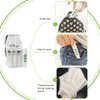 Atitifope Compressed Cleaning Wipes Travel Reusable Face Towels Coin Tissues 50 Pieces with 5 Carrying Cases