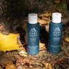 Oars + Alps Hair and Body Travel Size Kit for Men, Includes Sulfate Free Shampoo, Conditioner, Body Wash, Deodorant, and Reusable Pouch, TSA Approved, Alpine Tea Tree Scent