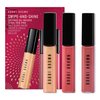 Bobbi Brown Crushed Oil-Infused Hydrating Lip Gloss Trio Set, Pink