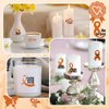 WANDIC 30 Sheets Leukemia Awareness Temporary Tattoos, Orange Ribbon Awareness Tattoo Sticker Cancer Survivor Decals for Charity Event Decoration