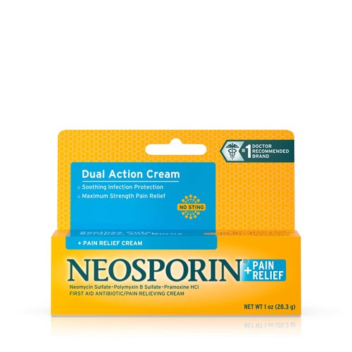 Neosporin + Pain Relief Cream Maximum Strength 1 oz