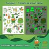 Leesgel St Patricks Day Tattoos, St Patricks Day Accessories, St Patricks Day Stickers Decorations St Patricks Day Party Favors (120pcs)