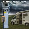 rv Surge Protector 30 Amp Smart RV Surge Protector with Waterproof Cover All-in-1 Circuit Analyzer Power Guard for RV, Camper, Trailer, Truck, Motorboat, Yacht, Mobilhome