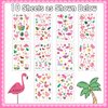 Cerlaza 235 Styles Hawaiian Luau Flamingo Temporary Tattoos for Kids Girls, Tropical Fake Tattoo Stickers Party Supplies Favors Decorations (10 Sheets)