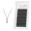 Y Lashes Extensions YY Lash Extensions C Curl 0.07mm 12mm Mix Tray Y Shape 4D Volume Premade Fan Lashes Matte Black Easy Fans Lashes Professional Use YY Lash (YY-0.07-C, 12mm)
