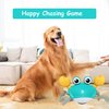 Crawling Crab Dog Toys,Escaping Crab Dog Toy with Obstacle Avoidance Sensor,Interactive Dog Toys with Music Sounds & Lights for Dogs Cats Puppy/Small/Medium Christmas Birthday Gifts Pets