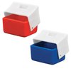 Set of 2 Coolers for WWE & AEW Wrestling Action Figures: Red & Blue