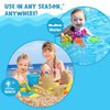 TOY Life 36Pcs Kids Beach Toys - Toddler Sand Toys Sandbox Toys with Beach Bucket Shovel Set, Sieve, Sand Castle Molds Kit, Animal Molds, Mesh Bag, Sand Castle Toys Travel Beach Toys for Kids