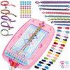 Friendship Bracelet Making Kit for Girls, Arts and Crafts for Kids Age 8-12, Christmas Birthday Gifts for Girls 7 9 11 12 Year Old, DIY Jewelry Making Kit for Girls, Friendship Bracelet Maker Tool