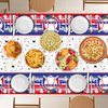 4 Packs Baseball Tablecloth Baseball Table Cover Baseball Plastic Tablecloth Sports Ball Table Cloth Baseball Party Decorations Sports Birthday Party Supplies Baseball Themed Party Decor 86 x 51 Inch