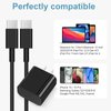 Tek Styz PRO 2Pack USB-C 50W/5A Compatible with Alcatel 3V (2019) for 5Gbps Data and Hi-Powered Charging Cable (Black 1.5M/5ft)