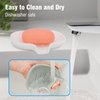 3 Pack Silicone Soap Dish with Drain, Bar Soap Holder for Shower/Bathroom, Self Draining Waterfall Soap Tray/Saver for Kitchen, Keep Soap Dry, Easy to Clean