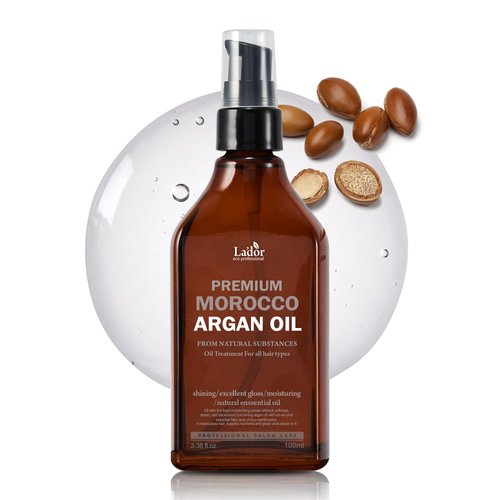 LA&#39;DOR Nourishing Morocco Argan Hair Oil for Dry Damaged Hair - Hydrating Anti-frizz Leave-in Ser...