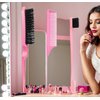 Comb Set, Pink comb,3 Pcs. slick back hair brush,Slick Back Brush with Edge Brush, styling comb for kids for middle part，Rat Tail Comb, Teasing Brush Set for Smoothing brush Baby Hair