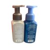Bath & Body Works MAHOGANY APPLE and FLANNEL 2-piece bundle Gentle & Clean Foaming Hand Soap Autumn Scents 8.75 fl oz each