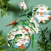 Suhelkit Dinosaur Two Rex Birthday Decorations Boy - Dinosaur Birthday Party Supplies, Paper Plate, Cup, Napkin, Fork, Dino Theme Dinosaur 2-Year-Old Birthday Party Decorations Tableware | 24 Guests