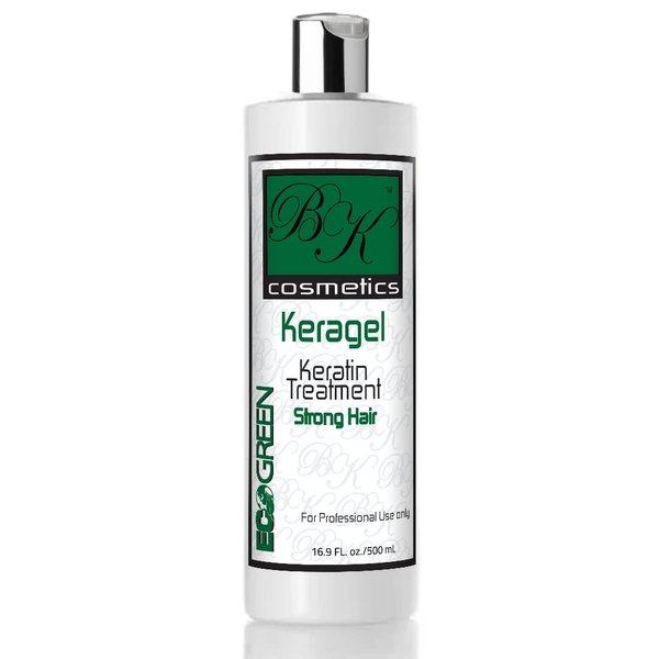 BK Cosmetics Keratin Eco-Green Gel Brazilian Blowout Treatment (16.9 Oz)