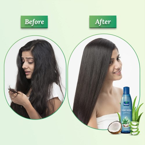 Parachute Advansed Aloe Vera Enriched Coconut Hair Oil | For Strong, Soft & Silky Hair|Deep Nourishment & Conditioning| All hair Types| 5.1 Fl.oz.