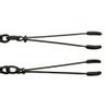 Black Tweezer Clamp W/Link Chain