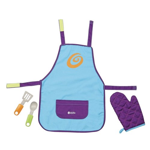 Learning Resources New Sprouts Chef Set, Toddler Play Kitchen Set, 4 Pieces, Ages 2+