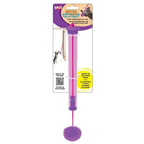 SPOT Ethical Pets Kitty Tug 'N Treat 20" Cat Toy with Catnip