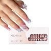 GloBlingle French Tip Press on Nails Long Square Nail Tips -150Pcs Pretty Pink False Nail Tips Kitty Bow Nails Art Decoration Kit Rhinestone Pearl with UV Nail Glue Press on Nail Tips for Women Gifts
