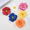 Vividsun Hawaiian Flower Hair Clips 3.1 Inch Artificial Flower Clip for Wedding Party Beach (Colorful)