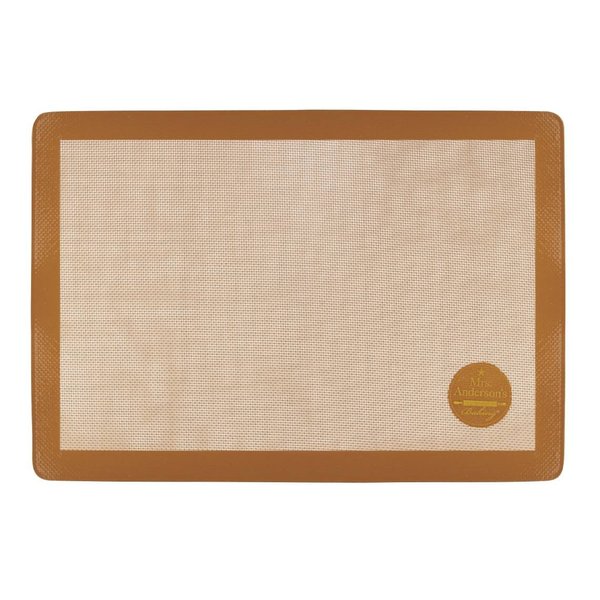 Mrs. Anderson’s Baking Non-Stick Silicone Full-Size Pastry Rolling and Baking Mat, 16.5-Inch x 24.5-Inch