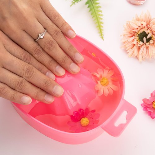 Framendino, 2 Pack Manicure Bowls Nail Soaking Soak Off Tray Bowls Art Hand Wash Spa Tool