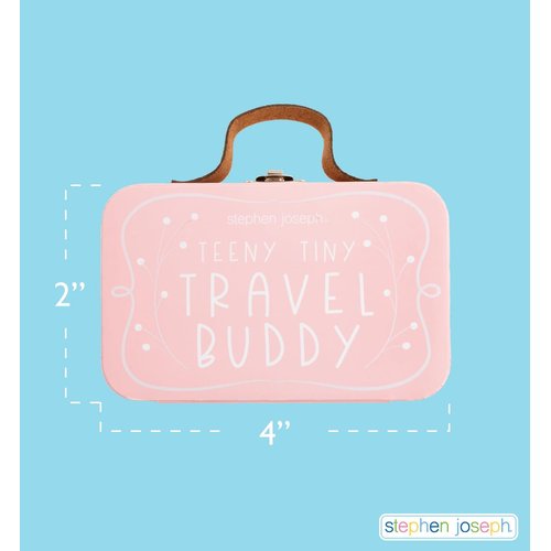 STEPHEN JOSEPH, Teeny Tiny Travel Buddy, Stuffed Travel Animals, Small Kids Stuffed Animals, Panda