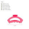TELETIES - Tiny Open Claw Clip - Strong Grip, Bendable Teeth, Comfortable Cutout Design - Ideal for Thin Hair - For All Hair Textures - Spring Break Collection - Aruba