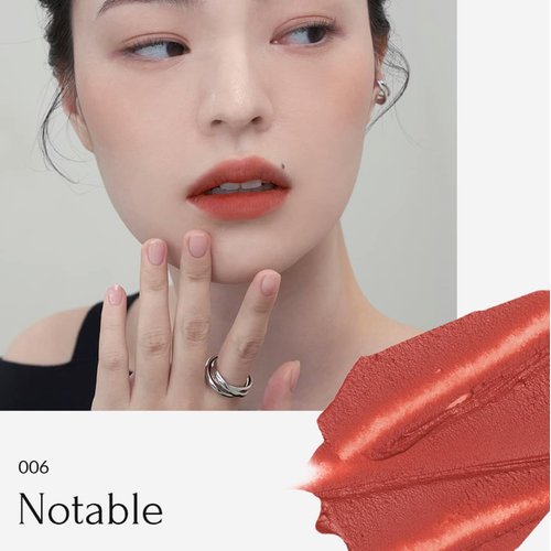 MUZIGAE MANSION Objet Liquid Makeup Vivid Glow Vegan Lip Tint (NOTABLE) 0.20 Fl Oz (Pack of 1)