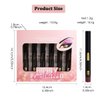 TEEROVA Eyeshadow Stick, 6 Pcs Muti-Color Eyeshadow Pen Set, Creamy Waterproof Long Lasting Eye Makeup Kit, Shimmer Glitter Metal Color Contour Stick