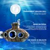 Floating Fish Tank Decoration, Little Cute Retro Submarine Aquarium Decoration with Two Float Balls , Resinous Fish Tank Accessorie, Safe Fish Toy for Betta Cichlid Goldfish Shrimps Hermit Crabs