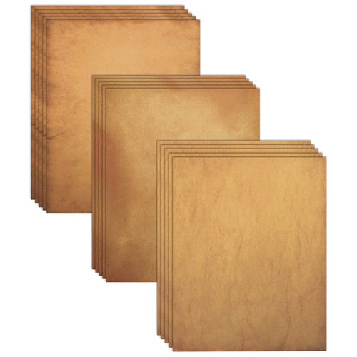 Better Office Products Aged Paper, 48 Sheets of Antique Looking Old Fashion Faux Parchment Paper, Letter Size 8.5 x 11 inch, Double Sided Printing Paper, Vintage Old Fashioned Faux Parchment Paper